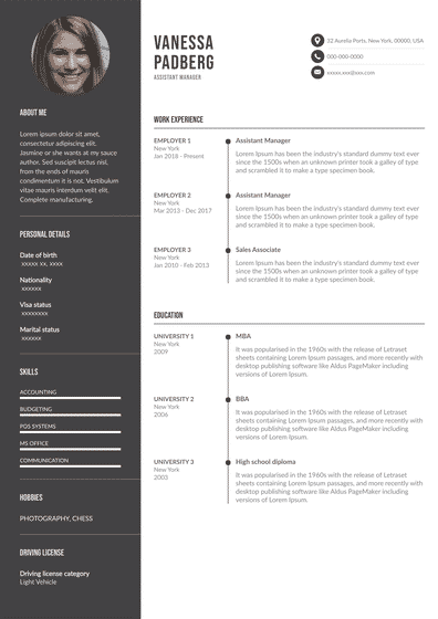 assistant manager resume.pdf