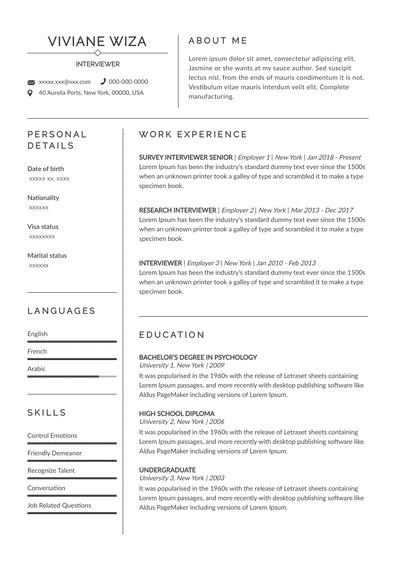 The Best Interviewer Resume Examples For 2021