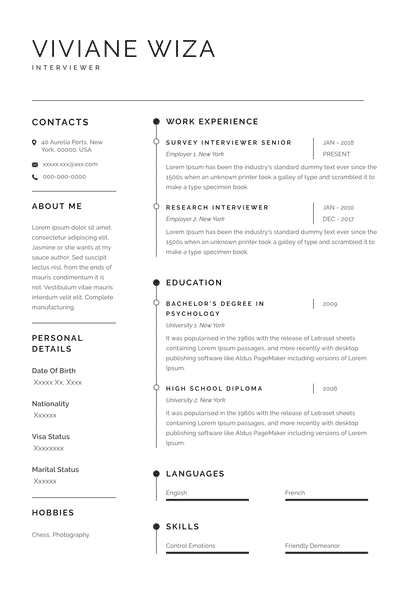 The Best Interviewer Resume Examples For 2021